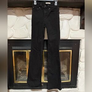 Levi's Women's Black Flare Jeans